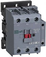 Контактор DEKraft КМ-102 3п 1НО+1НЗ 95А 24В тип АС3  картинка